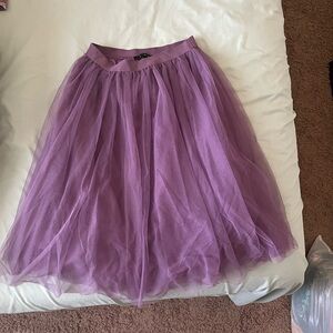 Haute Monde Lavender Tulle Skirt